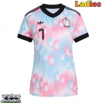 Belgium Kevin De Bruyne #7 Replica Away Shirt Ladies World Cup 2026 Short Sleeve